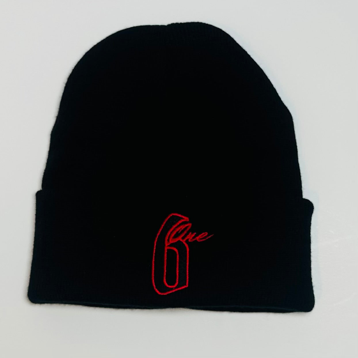 6one Black Beanie
