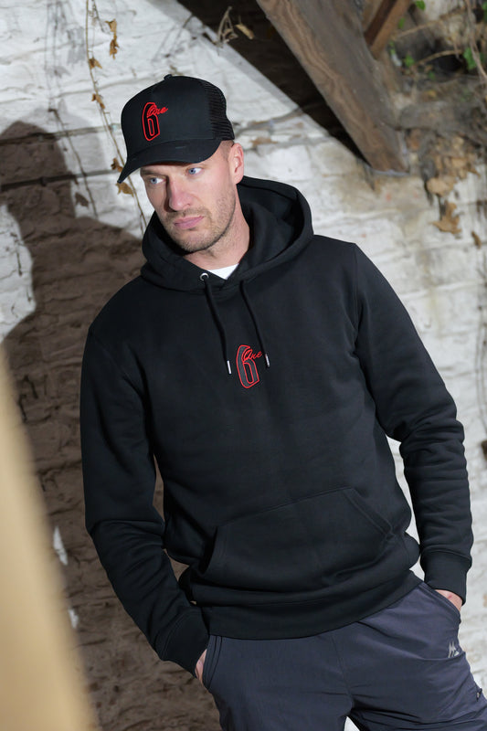 Distressed Trucker Black