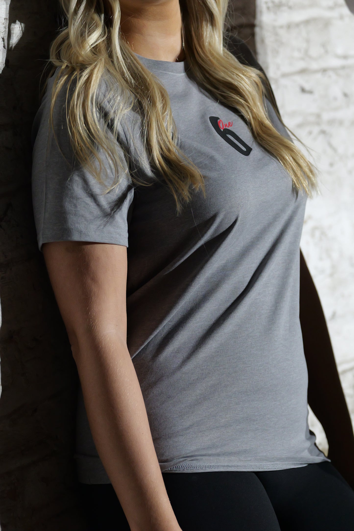 6one Print T-Shirt Grey